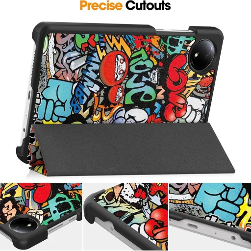  Techsuit - FoldPro - Xiaomi Redmi Pad SE 8.7 - Városi Hangulat tok - 2