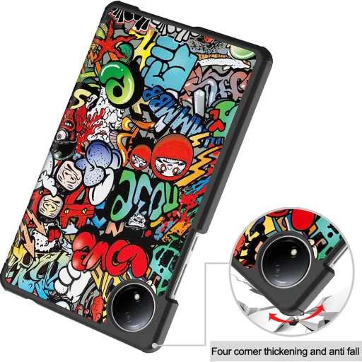  Techsuit - FoldPro - Xiaomi Redmi Pad SE 8.7 - Városi Hangulat tok - 3