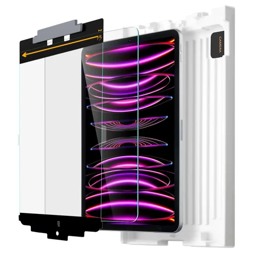  ESR - Armorite képernyővédő (2 darab) - iPad Pro 12.9 (2018 / 2020 / 2021 / 2022) - Átlátszó - 3