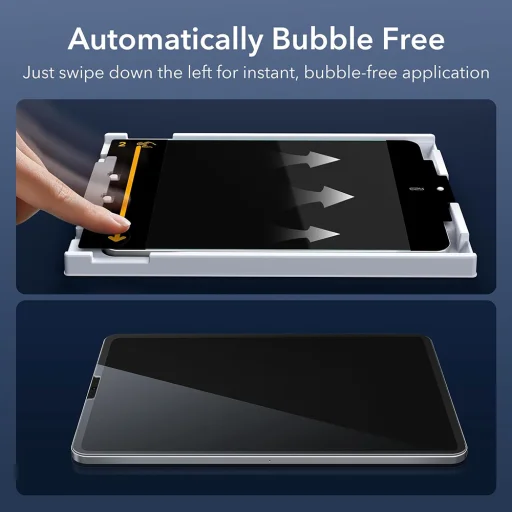  ESR - Armorite képernyővédő (2 darab) - iPad Pro 12.9 (2018 / 2020 / 2021 / 2022) - Átlátszó - 5