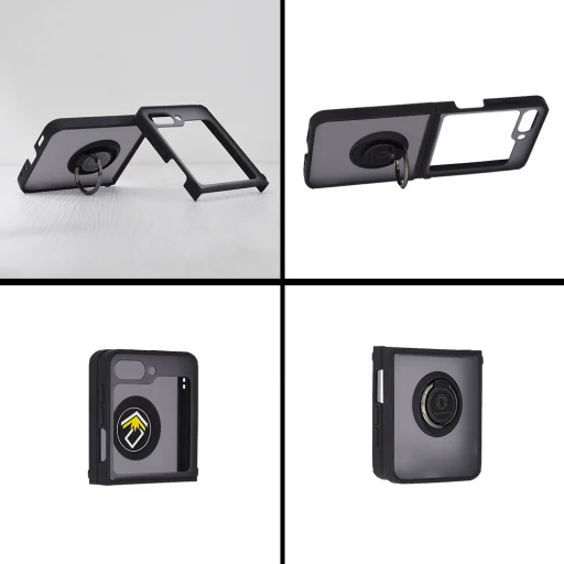  Techsuit - Glinth - Samsung Galaxy Z Flip5 - Fekete tok - 2