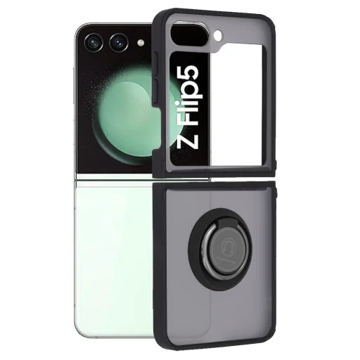  Techsuit - Glinth - Samsung Galaxy Z Flip5 - Fekete tok - 3