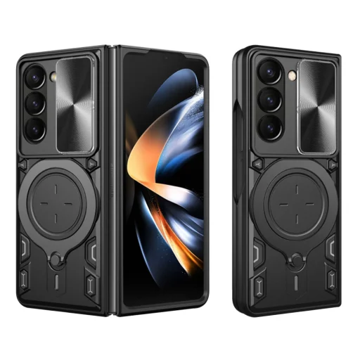  Techsuit - CamGuard Pro - Samsung Galaxy Z Fold5 - Fekete tok - 1