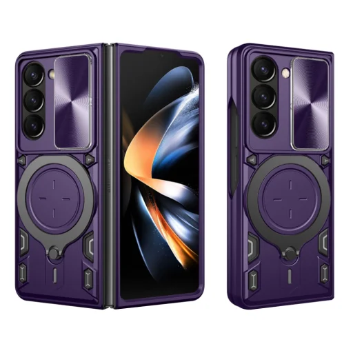  Techsuit - CamGuard Pro - Samsung Galaxy Z Fold5 - Lila tok - 1