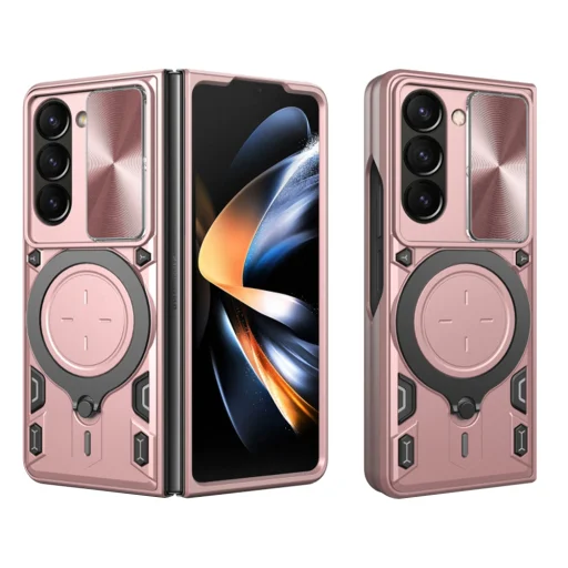  Techsuit - CamGuard Pro - Samsung Galaxy Z Fold5 - Rózsaarany tok - 1