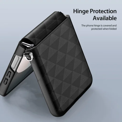  Dux Ducis - Fitt - Samsung Galaxy Z Flip6 - Fekete tok - 2