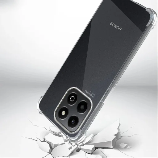  Techsuit - Ütésálló Átlátszó Szilikon - Honor X6b - Átlátszó tok - 3