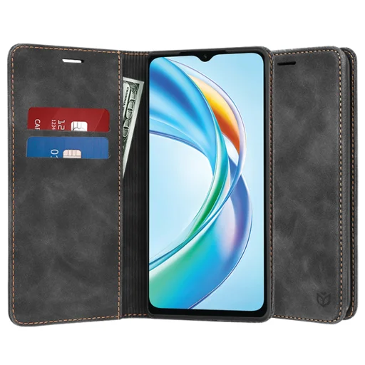  Techsuit - Kényelmes Borítás - Honor X5b - Fekete tok - 1