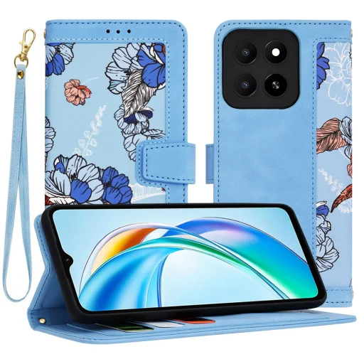  Techsuit - FlipCraft - Honor X5b - Élénk Kék tok - 1