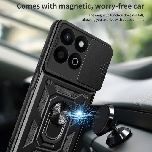 Techsuit - CamShield Sorozat - Honor 200 Smart / X7c - Rózsa Arany tok - 5