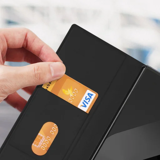  Dux Ducis - Bril - Samsung Galaxy Z Fold SE - Kék tok - 4