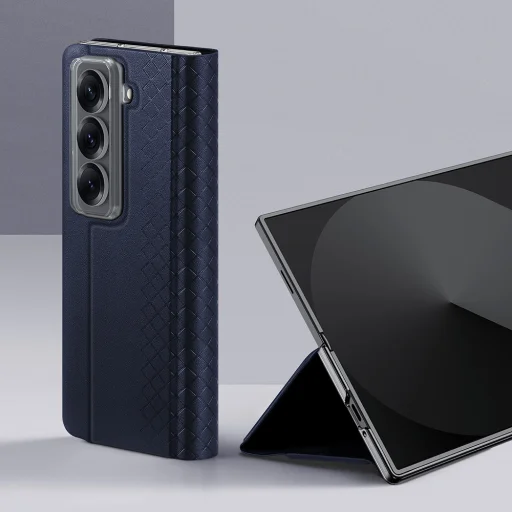  Dux Ducis - Bril - Samsung Galaxy Z Fold SE - Kék tok - 5