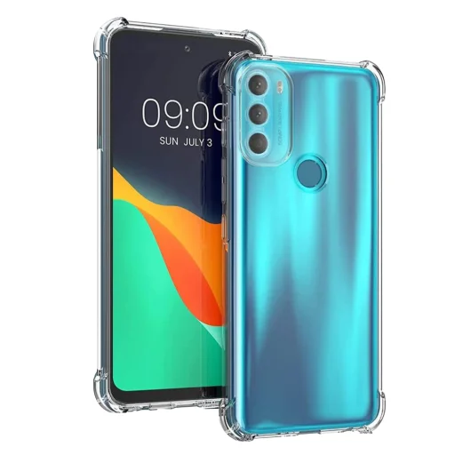  Techsuit - Ütésálló Átlátszó Szilikon - Motorola Moto G71 5G - Átlátszó tok - 1