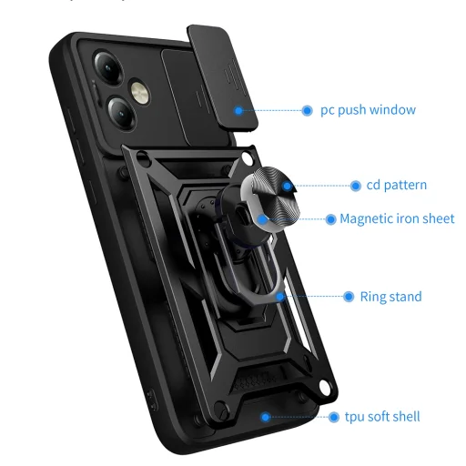  Techsuit - CamShield sorozat - Motorola Moto G14 - Zöld tok - 3