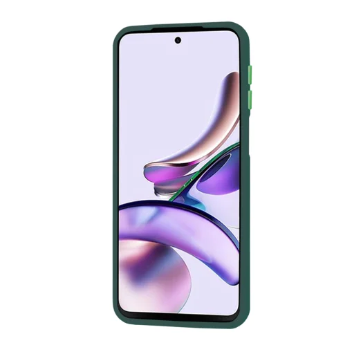  Motorola Moto G13 / G23 éjféli zöld Techsuit HaloFrost sorozatú tok - 3