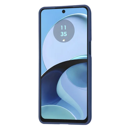  Techsuit - SoftFlex - Motorola Moto G14 - Sötétkék tok - 2
