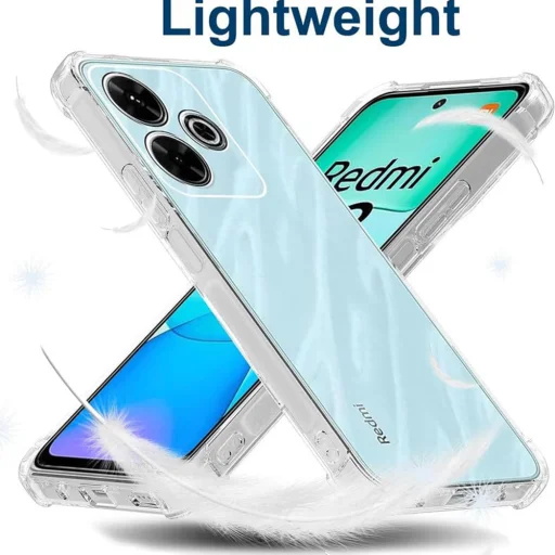  Techsuit - Ütésálló Átlátszó Szilikon - Xiaomi Redmi 13 / Poco M6 4G - Átlátszó tok - 2