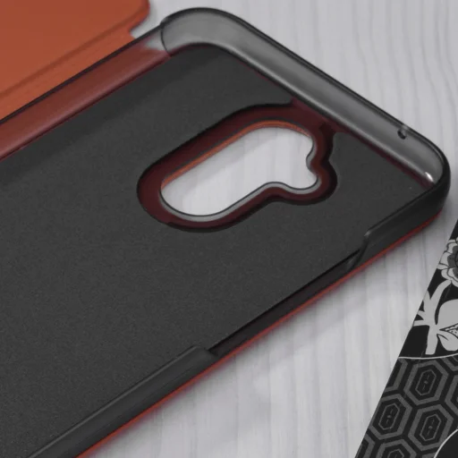  Techsuit - eFold sorozat - Huawei Mate 20 lite - Narancssárga tok - 3