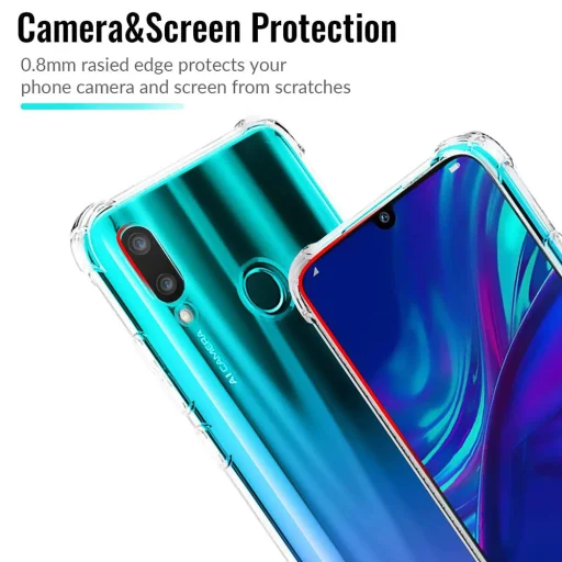  Techsuit - Ütésálló Átlátszó Szilikon Tok - Huawei P Smart 2019 - Átlátszó tok - 5