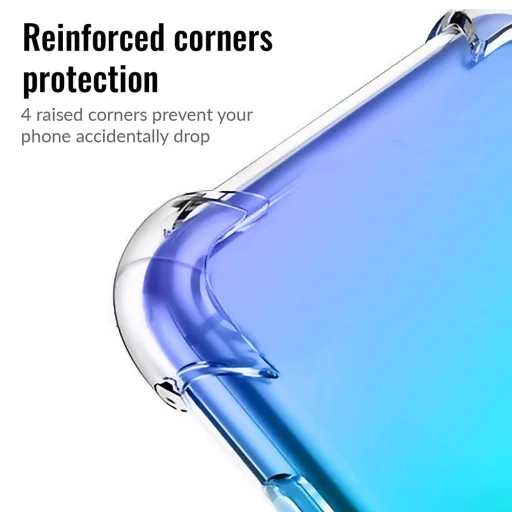  Techsuit - Ütésálló Átlátszó Szilikon Tok - Huawei P Smart 2019 - Átlátszó tok - 3