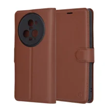  Techsuit - Bőr Tok - Honor Magic5 Pro - Barna tok