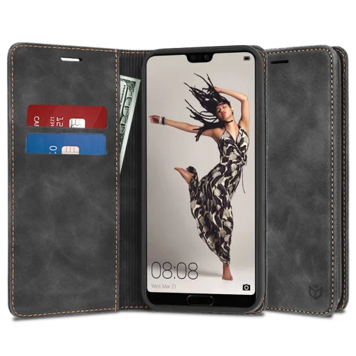  Techsuit - Kényelmes Tok - Huawei P20 Pro - Fekete tok - 1