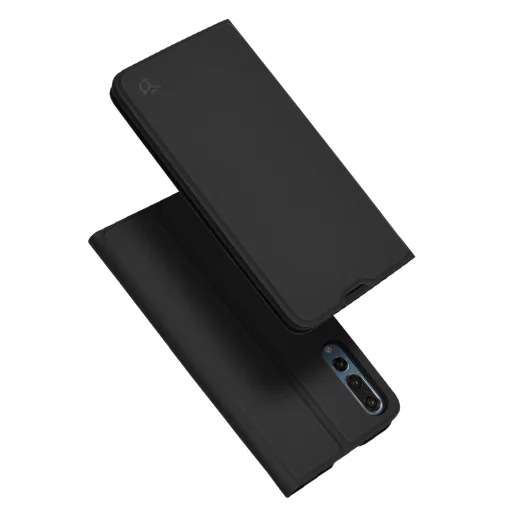  Techsuit - Magskin Könyv - Huawei P20 Pro - Fekete tok - 1