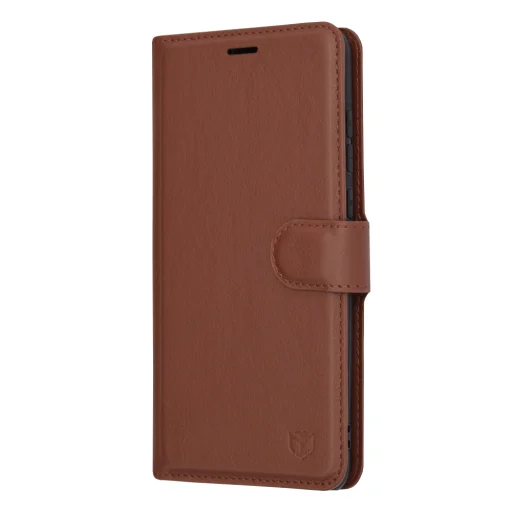  Techsuit - Bőr Tok - Huawei P20 Pro - Barna tok - 4