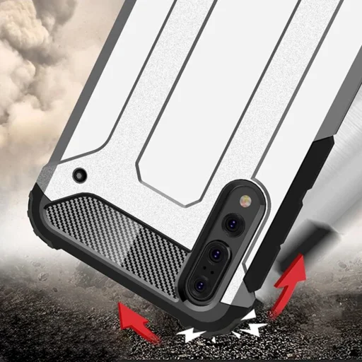  Techsuit - Hibrid Páncél - Huawei P20 Pro - Fekete tok - 4