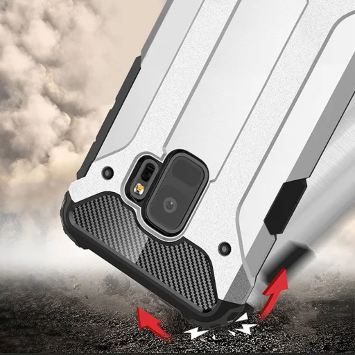  Techsuit - Hibrid Páncél - Samsung Galaxy S9 - Fekete tok - 4