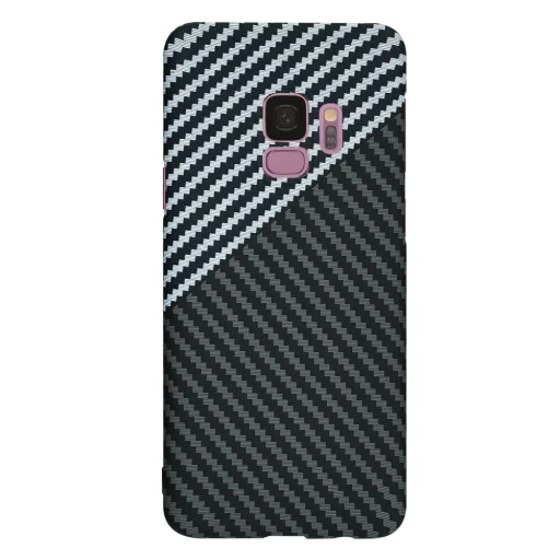  Techsuit - Carbonite FiberShell - Samsung Galaxy S9 - Lopakodó Szürke tok - 3