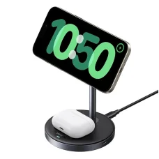Mágneses töltő 2 az 1-ben Ugreen W710 iPhone-hoz, AirPodshoz Magsafe töltőállomás
