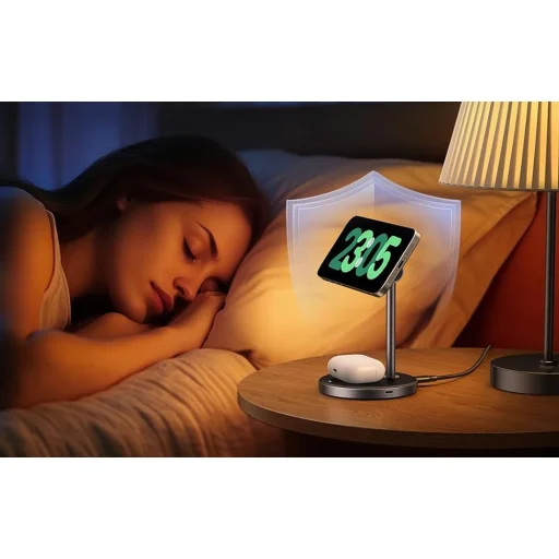 Mágneses töltő 2 az 1-ben Ugreen W710 iPhone-hoz, AirPodshoz Magsafe töltőállomás - 5