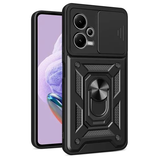  Techsuit - CamShield Sorozat - Xiaomi Redmi Note 12 Pro+ - Fekete tok - 1