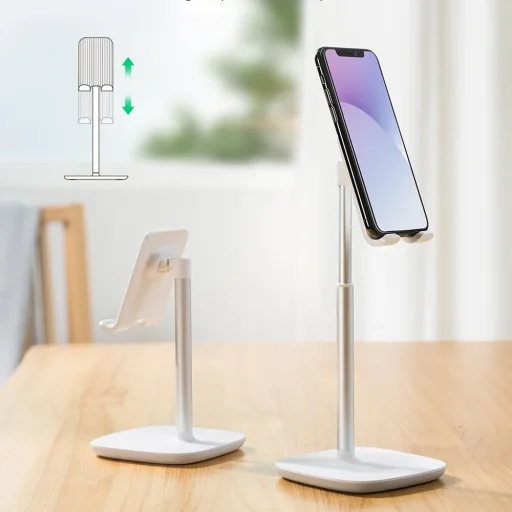  Ugreen - Asztali tartó (80194) - Állítható kar (71 mm) telefonokhoz és tabletekhez, maximum 8" - Fekete - 2