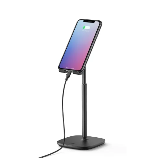 Ugreen - Asztali tartó (80194) - Állítható kar (71 mm) telefonokhoz és tabletekhez, maximum 8" - Fekete - 1