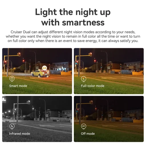 Imou - Kültéri Kamera Cruiser Dual (IPC-S7XP-8M0WED-0360B) - 8MP, Kétirányú Beszélgetés, Emberi Érzékelés, Éjszakai Látás, IP66 - Fehér - 6