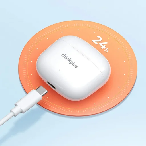  Lenovo - Vezeték nélküli fülhallgató ThinkPlus LivePods (LP40 Pro) - TWS, Bluetooth 5.1, HiFi, Sztereó hangzás, IPX5 - Fekete - 5