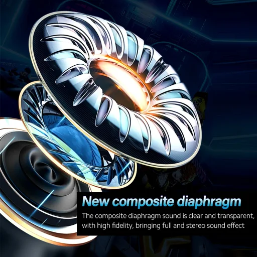  Lenovo - Vezeték nélküli fülhallgató (XG02) - Játékhoz, Bluetooth 5.0, Hi-Fi hangzás, Ergonomikus kialakítás - Fehér - 3