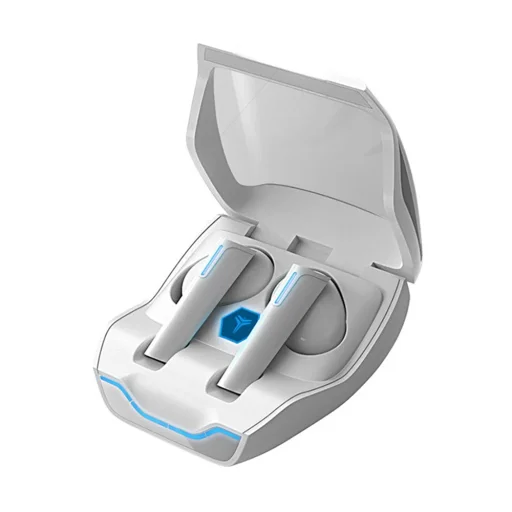  Lenovo - Vezeték nélküli fülhallgató (XG02) - Játékhoz, Bluetooth 5.0, Hi-Fi hangzás, Ergonomikus kialakítás - Fehér - 1