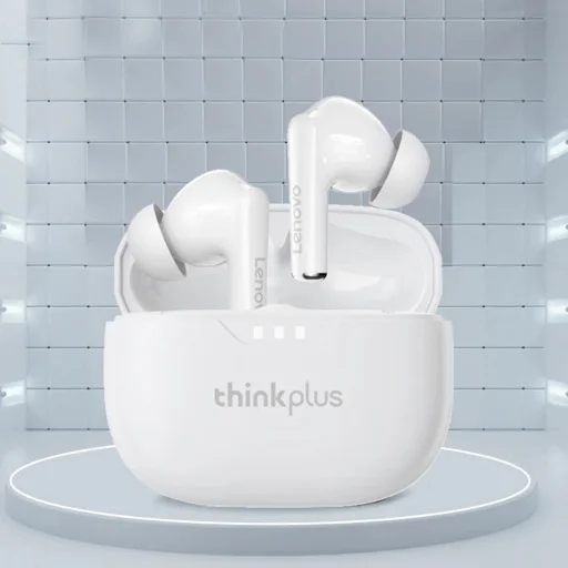  Lenovo - Vezeték nélküli fülhallgató (LP3 Pro) - Bluetooth 5.0, zajszűrés, teljesítmény kijelző - fehér - 3