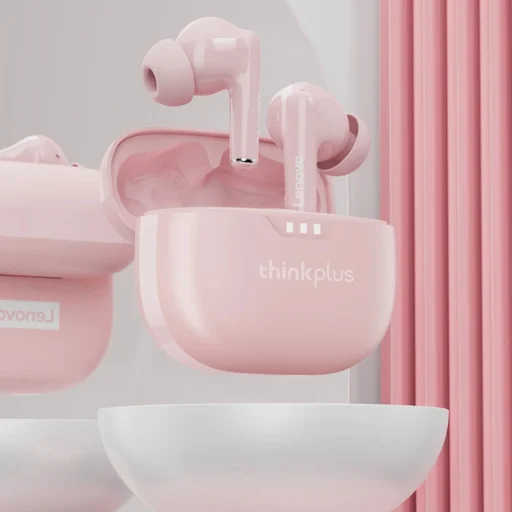  Lenovo - Vezeték nélküli fülhallgató (LP3 Pro) - Bluetooth 5.0, zajszűrés, teljesítmény kijelző - fehér - 6