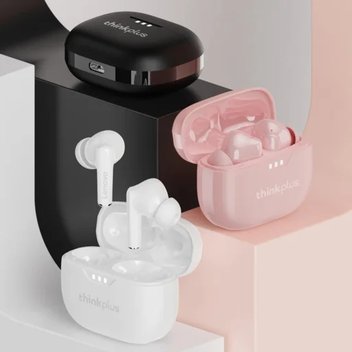  Lenovo - Vezeték nélküli fülhallgató (LP3 Pro) - Bluetooth 5.0, zajszűrés, teljesítmény kijelző - fehér - 7