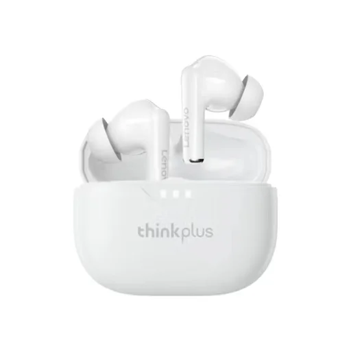  Lenovo - Vezeték nélküli fülhallgató (LP3 Pro) - Bluetooth 5.0, zajszűrés, teljesítmény kijelző - fehér - 1