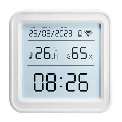 Gosund ST17 Zigbee intelligens hőmérséklet- és páratartalom-érzékelő (LCD, Tuya) - 3