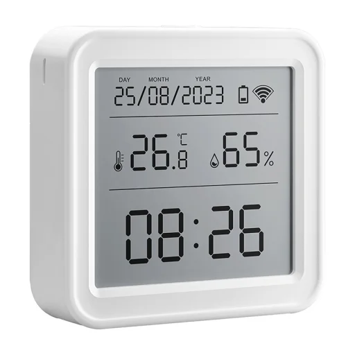 Gosund ST17 Zigbee intelligens hőmérséklet- és páratartalom-érzékelő (LCD, Tuya) - 4