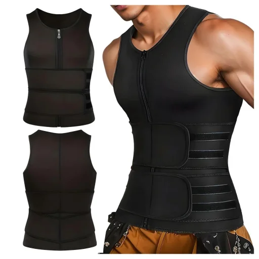 Férfi edző neoprén mellény RC-K-1365 méret S fekete - 2