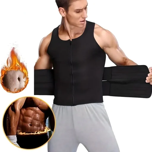 Férfi edző neoprén mellény RC-K-1365 méret S fekete - 5