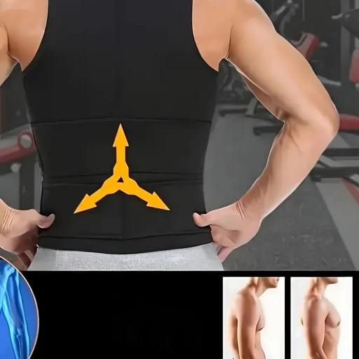 Férfi edző neoprén mellény RC-K-1365 méret S fekete - 6