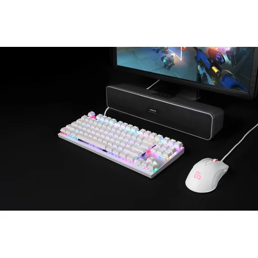 Motospeed K82 Mechanikus játékbillentyűzet RGB (fehér) - 7